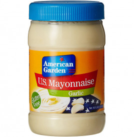 American Garden U.S. Mayonnaise Garlic   Plastic Jar  473 millilitre